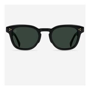 Raen Squire Black Round Sunglasses
